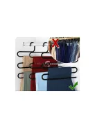 Nadrágtartó szekrénybe 5 pár masszív - Nadrágtartó, szekrénybe, masszív, 5 pár, tárolás