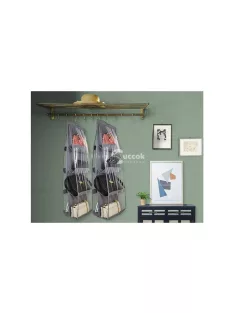 Kézitáskatároló szervező akasztóval