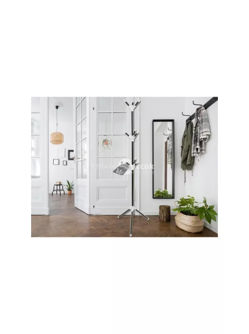 Ruhásszárító állvány - praktikus ruhafogasokkal, modern designnal, könnyen összeszerelhető, stabil kivitelben.