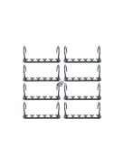 Ruhászekrény szervező vállfa 8 db-hoz maximum