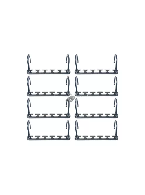 Ruhászekrény szervező vállfa 8 db-hoz maximum