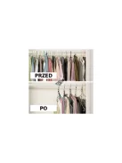 Ruhászekrény rendező vállfákhoz 8 db