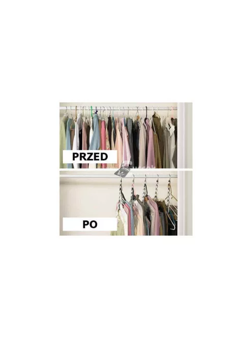 Ruhászekrény rendező vállfákhoz 8 db