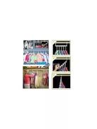 Ruhászekrény rendező vállfákhoz 8 db