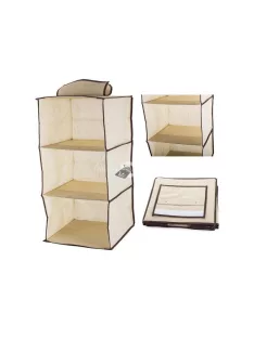 Ruhatárszervező függő polc 3 polccal 60cm