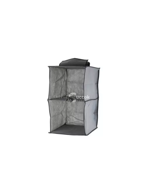 Ruhatárszervező függő polc 2 polccal 50cm - szekrényrendezés, ruhatarrendezés, tárolás, ruhászekrény, praktikus polc