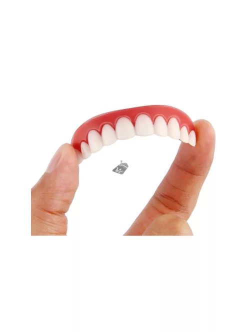 Fogvédő mű fogak mosoly tokban - fogvédő, műfog, mosoly, tok, fogpótlás, fogpótló, műfogak, szájvédő, fogvédés