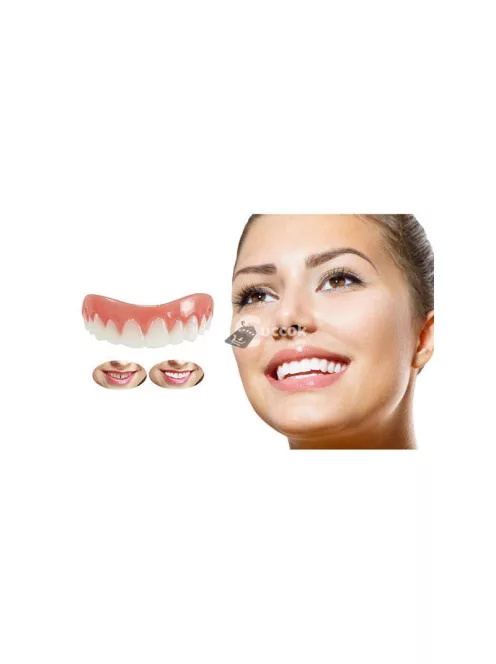 Fogvédő mű fogak mosoly tokban - fogvédő, műfog, mosoly, tok, fogpótlás, fogpótló, műfogak, szájvédő, fogvédés