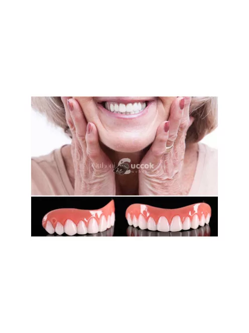 Fogvédő mű fogak mosoly tokban - fogvédő, műfog, mosoly, tok, fogpótlás, fogpótló, műfogak, szájvédő, fogvédés