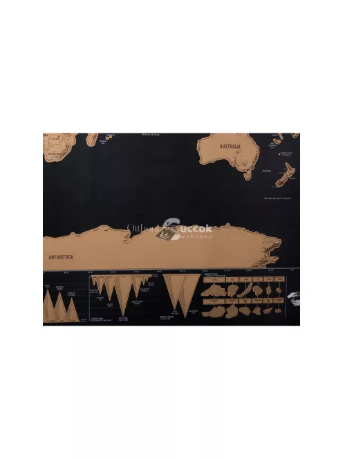 Világ térkép utazóknak 82 x 59 cm