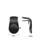 Mágneses autós telefontartó hűtőrácsra - praktikus és biztonságos megoldás.