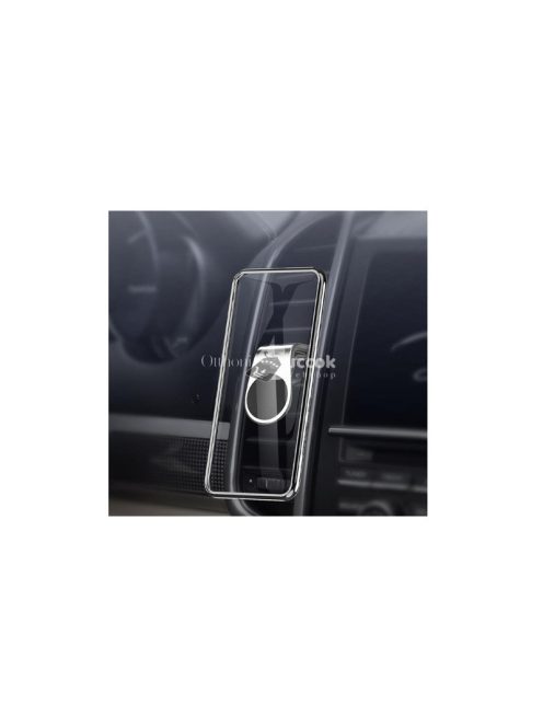 Mágneses autós telefontartó rácsra - praktikus megoldás autóban, biztonságos vezetéshez.