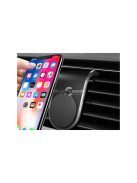 Mágneses autós telefontartó rácsra - praktikus megoldás autóban, biztonságos vezetéshez.
