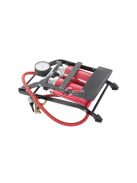 Kétpisztolyos vége pumpa - lábtöltő pumpa - autó és bicikli pumpa - könnyen használható pumpa - nagy nyomású pumpa