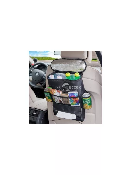 Autós üléstakaró szervező hőtáskával