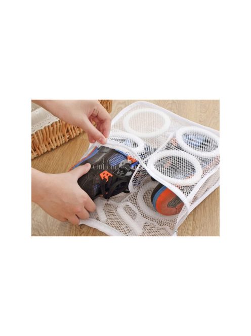 Gyermekcipő mosóháló cipzáras záródással - nagy tárolókapacitás