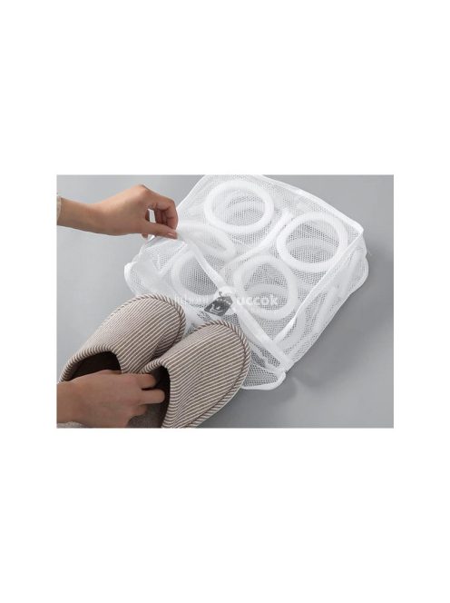 Gyermekcipő mosóháló cipzáras záródással - nagy tárolókapacitás