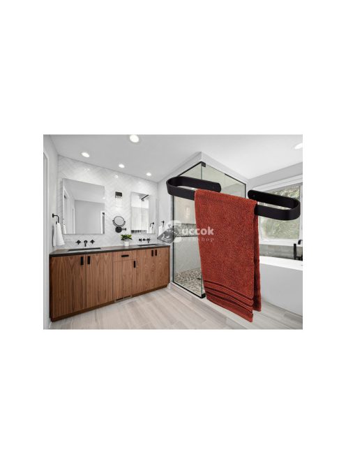 Fali fém fürdőszobai törölközőtartó