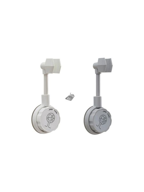 Zuhanyszett szívókorongos tartó - fürdőszobai kiegészítő - zuhanyfej tartó - fürdőszoba praktikum - zuhanyzás kényelme