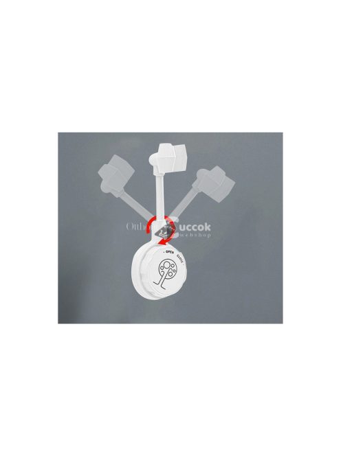 Zuhanyszett szívókorongos tartó - fürdőszobai kiegészítő - zuhanyfej tartó - fürdőszoba praktikum - zuhanyzás kényelme