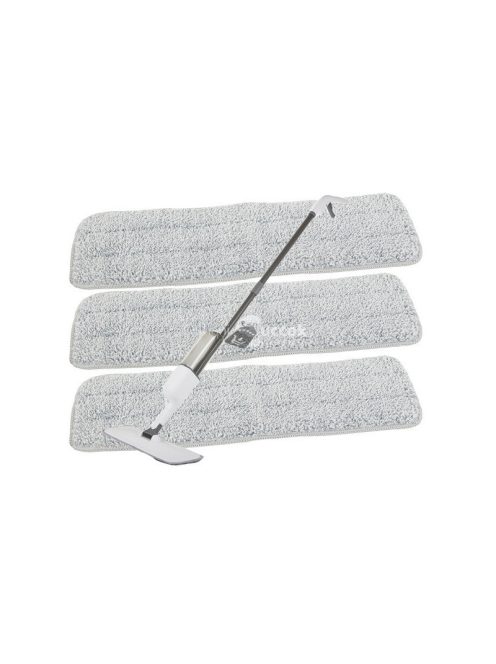 Könnyen tisztítható lapos felmosó spray fejjel és tartalék patrontartóval