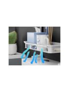 Háromszintes fürdőszobai polc WC tároló állvány