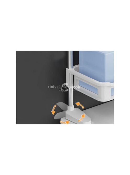 Háromszintes fürdőszobai polc WC tároló állvány