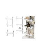 Háromszintes fürdőszobai polc WC tároló állvány