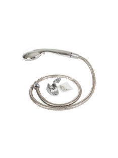   Zuhanykészlet kézi zuhanyfejjel, 3 funkciós zuhanytartóval és tömlővel.