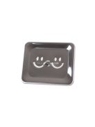 Fém szappantartó fürdőszoba polccal