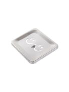 Fém szappantartó fürdőszoba polccal