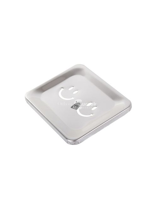 Fém szappantartó fürdőszoba polccal