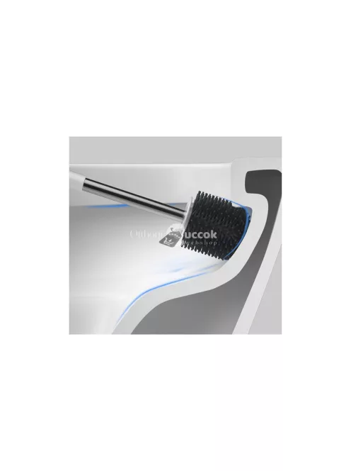 Szilikon WC kefe függeszthető fürdőszoba WC-hez