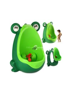   Fiú gyerek falra szerelhető béka piszoár - gyerek WC, falra szerelhető piszoár, fiú gyerek piszoár, béka alakú piszoár