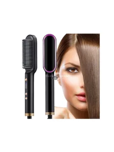 Hajsimító hajkiegyenesítő kefe