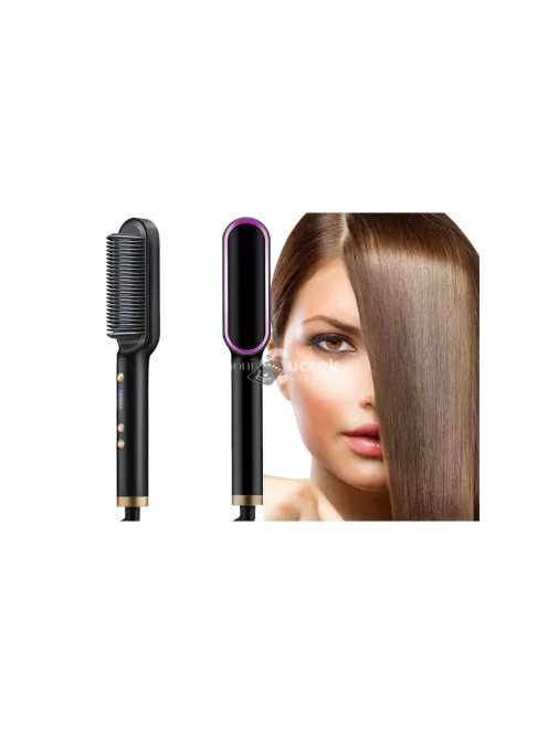 Hajsimító hajkiegyenesítő kefe