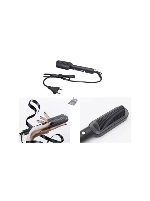 Hajsimító hajkiegyenesítő kefe