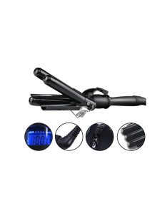   Hajhullámok készítő kerámia hajgöndörítő - Hullámosító hajvasaló