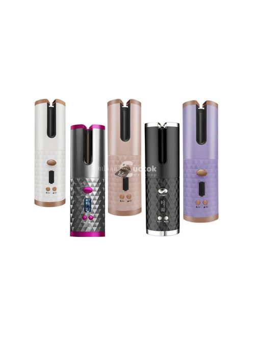 Automata LCD hajgöndörítő - hajformázó eszköz - göndör haj készítő - digitális hajcsavaró