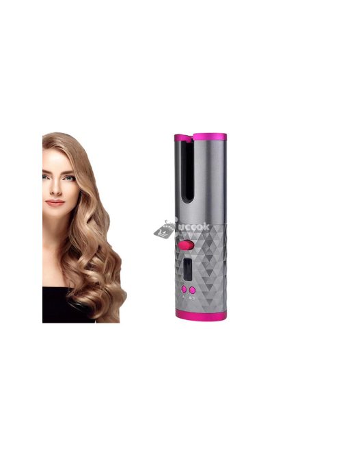 Automata LCD hajgöndörítő - hajformázó eszköz - göndör haj készítő - digitális hajcsavaró