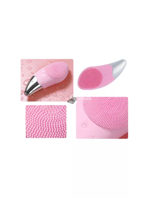 Arc tisztító kefe hangos masszírozóval