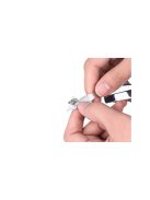 Erős acél körmösvágó nagy méretű körömreszelővel - Körömvágó erős acélból, nagy méretű, körömreszelővel