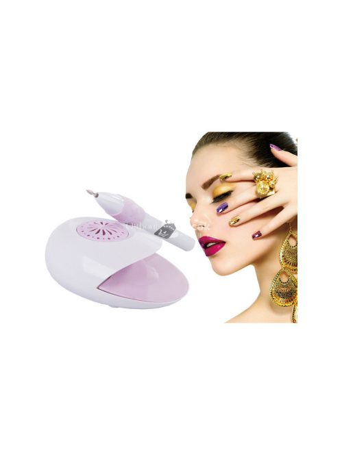 Műköröm készlet lámpával és maróval - 5 marófej