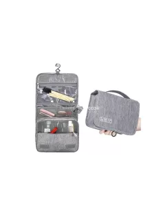   Sminktároló utazó fürdőszobai szervező - praktikus tárolás, utazáshoz ideális, könnyen felakasztható