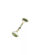 Zöld jáde görgős arc masszírozó - természetes bőrápolás és relaxáció - jade görgős masszírozó - arcápolás - bőrápolás