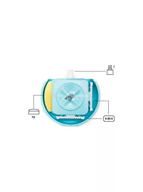 Görgős arc masszírozó borotváló 3 az 1-ben készlet