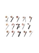 Manikűr készlet körömvágó ollóval 16 elemes tokban