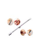 Nemesacél körömápoló spatula és kaparó hibrid körömápoláshoz