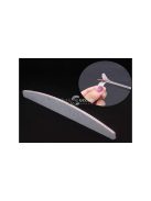 Kétoldalas körmölő fájl 100/180 zebramintás hajó