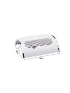 Manikűr porelszívó 40W 3 ventillátorral 2 zacskóval